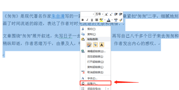 word怎么让文档每一段首行缩进2个字符